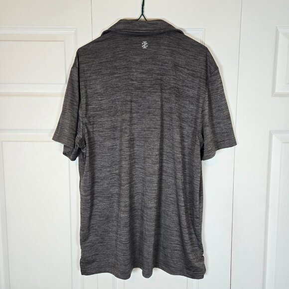 Izod Golf Shirt, Grey, Men's Large - Picture 2 of 5